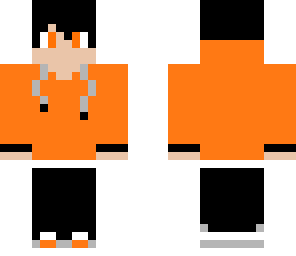 orange hoodie boy