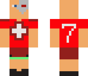 cyborg soccer player