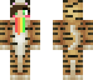cheetah rainbow girl