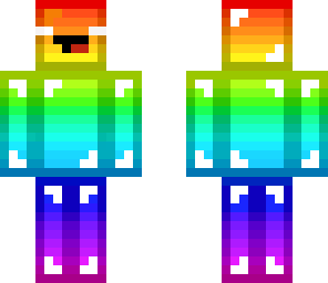 25 likes rainbow herobrine