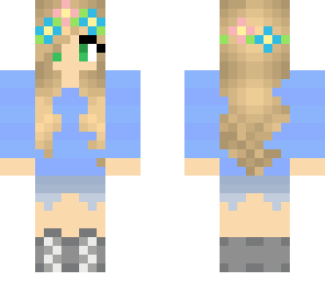 blue girl