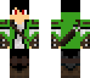 green coated guy