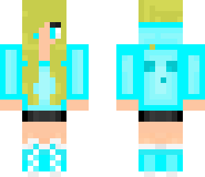 blue slime girl