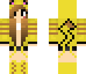 edited pikachu girl