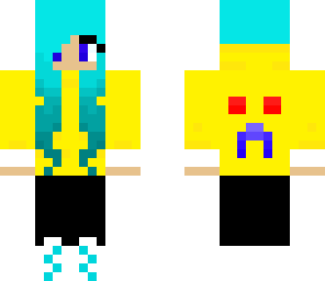yellow hoodie girl
