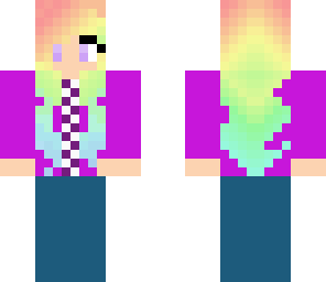 rainbow girl
