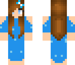 pajama girl blue