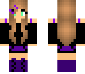 black and purple