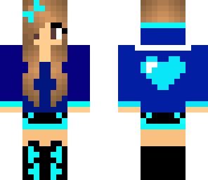 blue hart girl