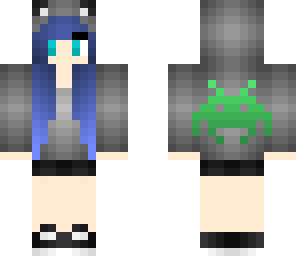 space invader girl