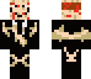 crazed zombie in a suit