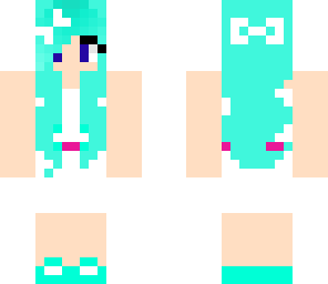 cute blue girl