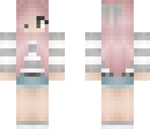 pink hair girl