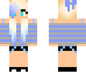 blue girl