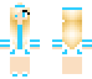 blue tomboy girl