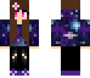 galaxy hoodie girl