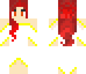 red hair girl and wedding dress