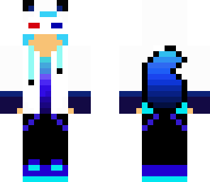 blue sexy fox boy