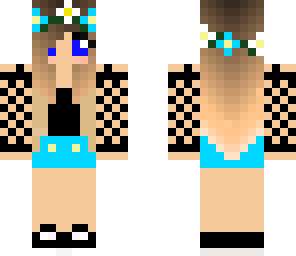 edited black flower girl