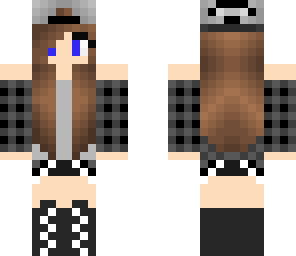 edited minecraft girl