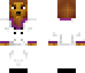 lion with white suit
