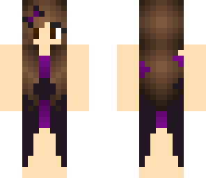 purple dress