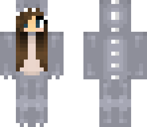 gray dinosuar girl