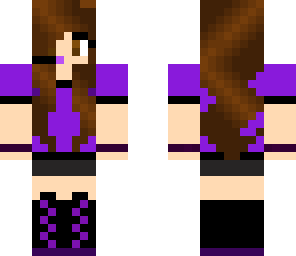 purple gamer girl
