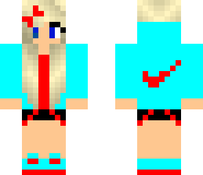 red nike girl