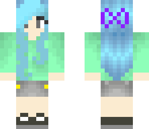 turquoise girl