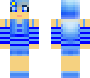 blue girl