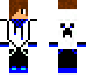 blu white skin