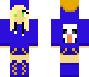 budgie blue pony skin