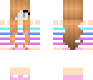 cute colourful girl