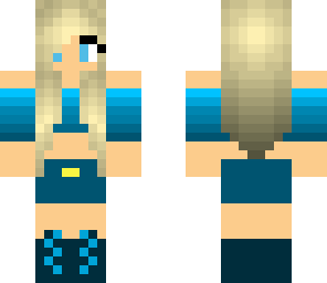 blue woman