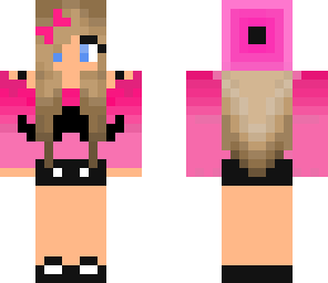 pink mustahe girl