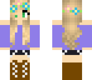 flower crown girl