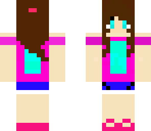 backwards girl