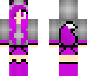 purple fox girl