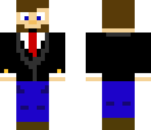 skyzm in a suit