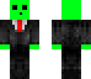 slime in  slender man suit