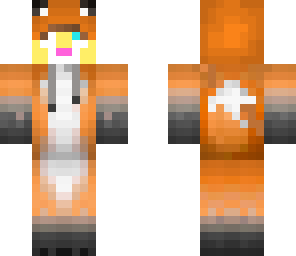 a cat in a fox hoodie