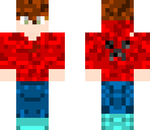 my brand new texture creeper jacket skin red
