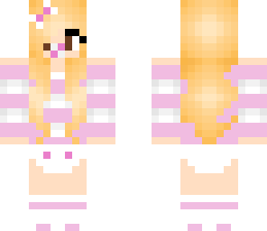 pink baby with de bow