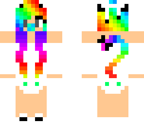 baby rainbow wolf edit