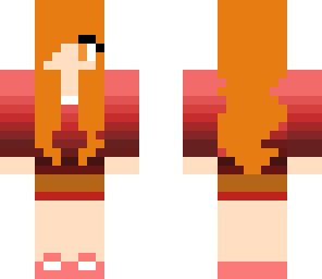 apple and orange girl