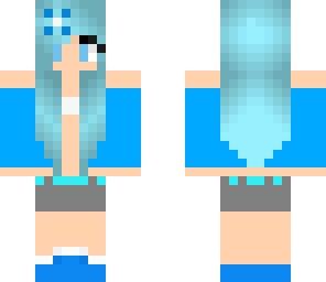 pretty blue girl