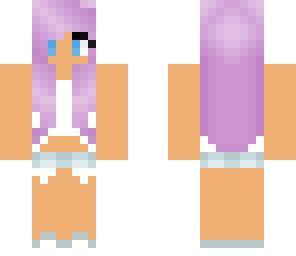 cute purple summer girl