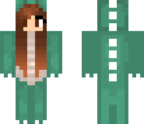 ombre dinosaur girl