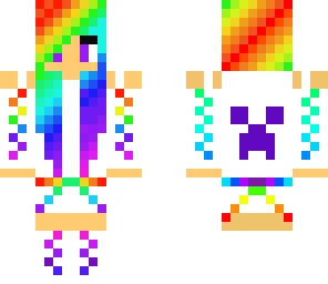 rainbow girl